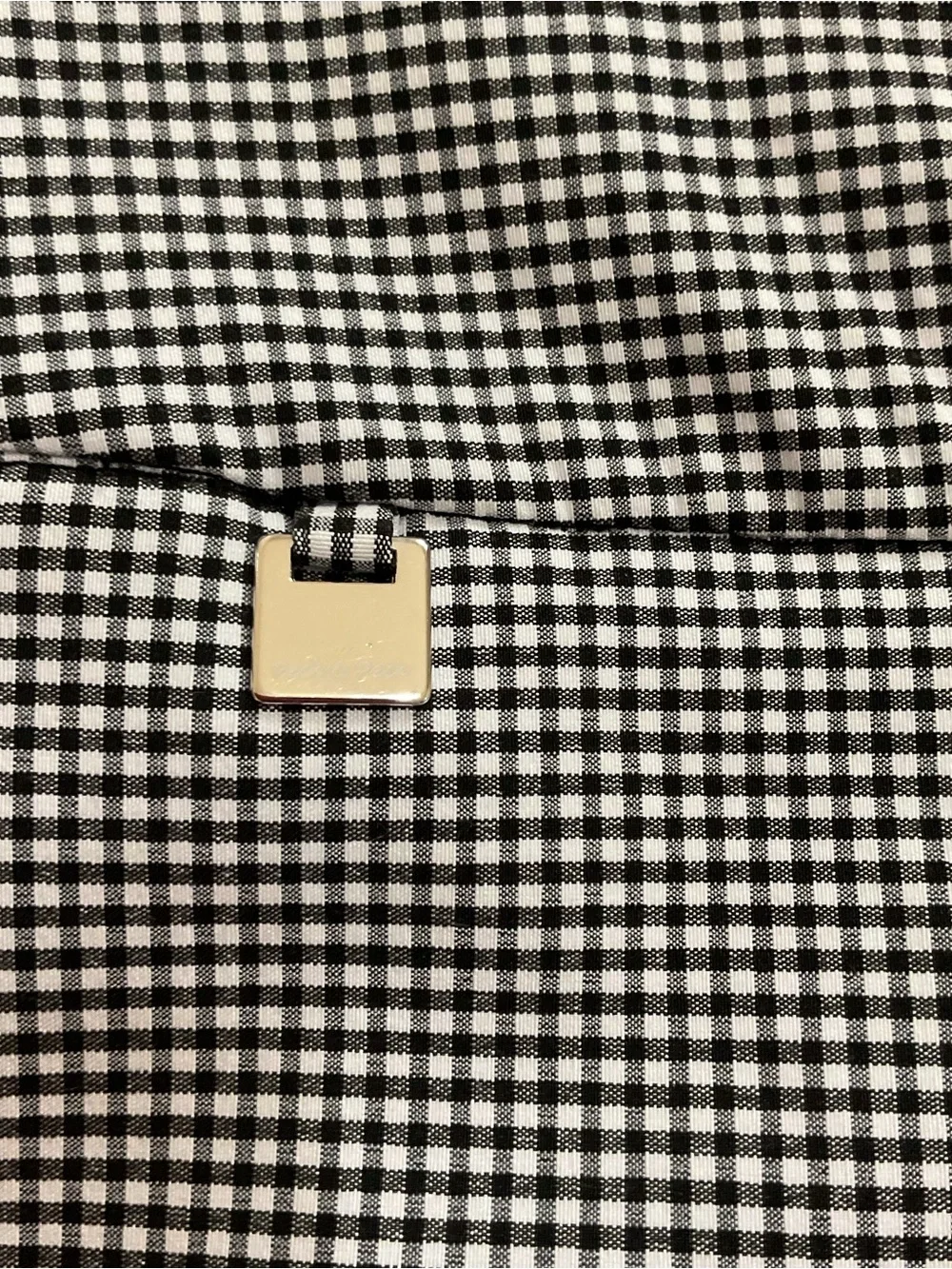 Peck & Peck Black and White Gingham Check Skort Size 4